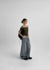 Kumba Set - Boat Neck Short Sleeve,Halter Neck