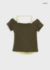 Kumba Set - Boat Neck Short Sleeve,Halter Neck