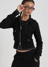 [B-BASIC] Light Sweat Slim Hooded Zip-Up
