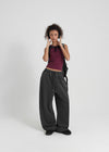 [B-BASIC] Pigment Heavy Sweat Wide Two-way Pants