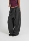 [B-BASIC] Pigment Heavy Sweat Wide Two-way Pants