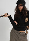 [B-BASIC] Light Standard Hood Long Sleeve T-shirt