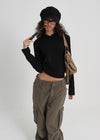 [B-BASIC] Light Standard Hood Long Sleeve T-shirt