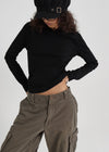 [B-BASIC] Light Standard Hood Long Sleeve T-shirt