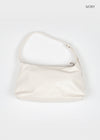 Tirka Glossy Leather Shoulder Bag