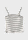 Rota Set - Striped Cardigan,Sleeveless