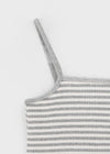 Rota Set - Striped Cardigan,Sleeveless