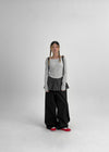 Hopped Dot Layered Skirt Pants