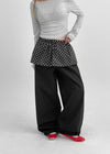 Hopped Dot Layered Skirt Pants