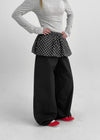 Hopped Dot Layered Skirt Pants