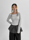 Hopped Dot Layered Skirt Pants