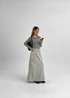 Shokan Nylon Cargo Long Skirt