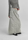 Shokan Nylon Cargo Long Skirt