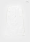 Shokan Nylon Cargo Long Skirt