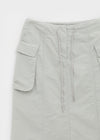 Shokan Nylon Cargo Long Skirt