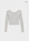 Blemang Uniqlo Stripe Two-way Long Sleeve T-shirt