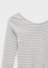 Blemang Uniqlo Stripe Two-way Long Sleeve T-shirt