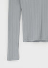 Netsua V-neck Button-up Long-sleeve T-shirt