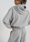 [B-BASIC] Double Cotton Rivet Hooded Zip-up