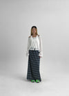 Ronb Striped String Long Skirt