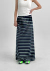 Ronb Striped String Long Skirt