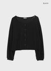 Kidsrit Loose Fit Puff Cardigan