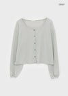 Kidsrit Loose Fit Puff Cardigan