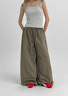 Tiyam Cut Nylon Banding Pants