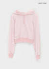Rocker Henley Neck Striped Hooded Long Sleeve T-shirt