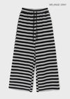 [B-BASIC] Bold Stripe Banding Pants