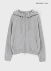 [B-BASIC] Double Cotton Rivet Hooded Zip-up