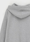 [B-BASIC] Double Cotton Rivet Hooded Zip-up