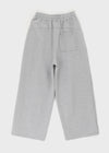 [B-BASIC] Double Cotton Rivet One-tuck Two-way Pants