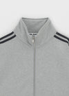 [B-BASIC] Heavy Sweat High Neck Line Zip-up