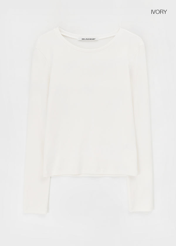 [B-BASIC] Light Standard Round Long Sleeve T-shirt (2size)