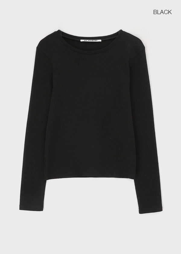 [B-BASIC] Light Standard Round Long Sleeve T-shirt (2size)