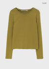 [B-BASIC] Light Standard Round Long Sleeve T-shirt (2size)