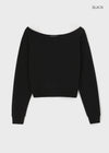 [B-BASIC] Light Sweat Off-Shoulder Man-to-Man