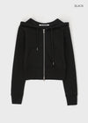 [B-BASIC] Light Sweat Slim Hooded Zip-Up