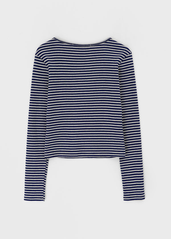 [B-BASIC] Standard Stripe Long Sleeve T-shirt (2size)