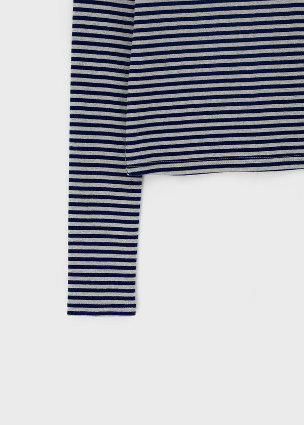 [B-BASIC] Standard Stripe Long Sleeve T-shirt (2size)