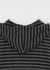 [B-BASIC] Striped Hooded Zip-up