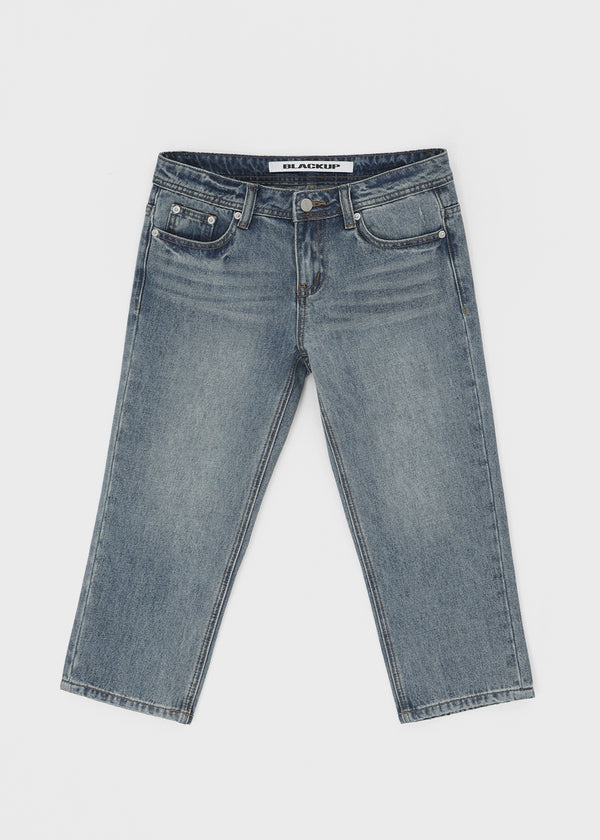 [B-DENIM] VINTAGE CAPRI JEANS 049