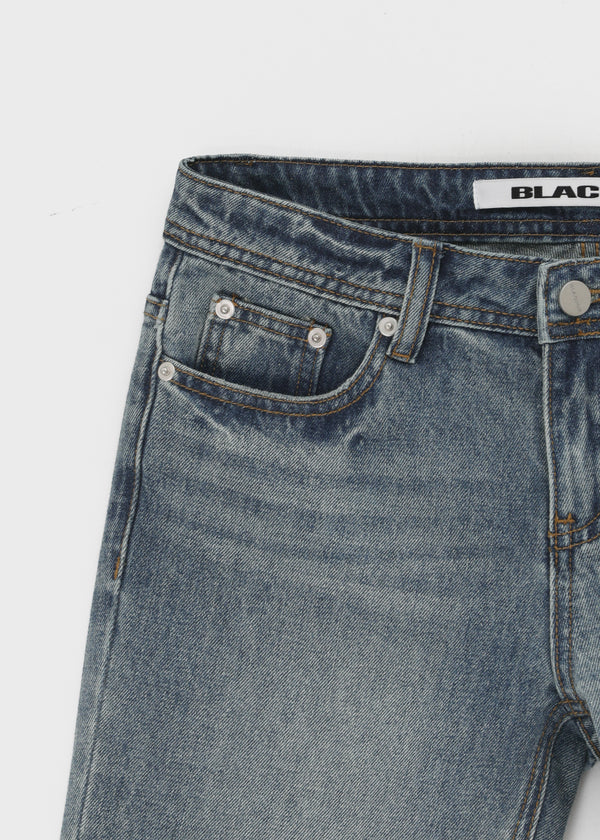 [B-DENIM] VINTAGE CAPRI JEANS 049
