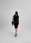 [MADE] Yusia Layered Snap Long Sleeve T-shirt