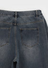 (UNISEX) Tendu Washed Balloon Cut Denim Pants