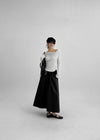 [MADE] Neriku Back Banding Long Skirt
