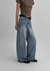 Relont Washed Wide Denim Pants