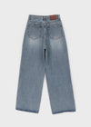Relont Washed Wide Denim Pants
