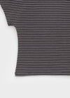 [MADE] Jedia Half Neck Stripe Short Sleeve T-shirt